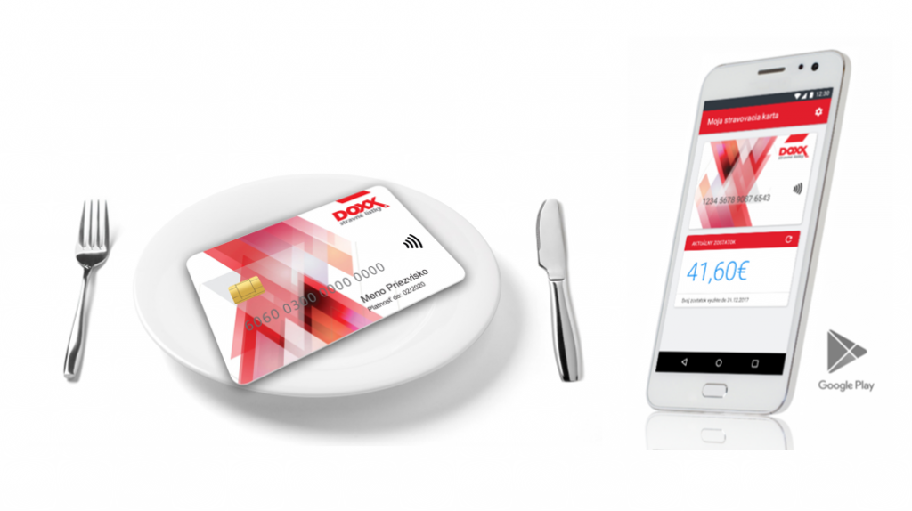 DOXX karta aj v mobile 1024x574 - Stravovacia karta DOXX platí v predajniach Lidl