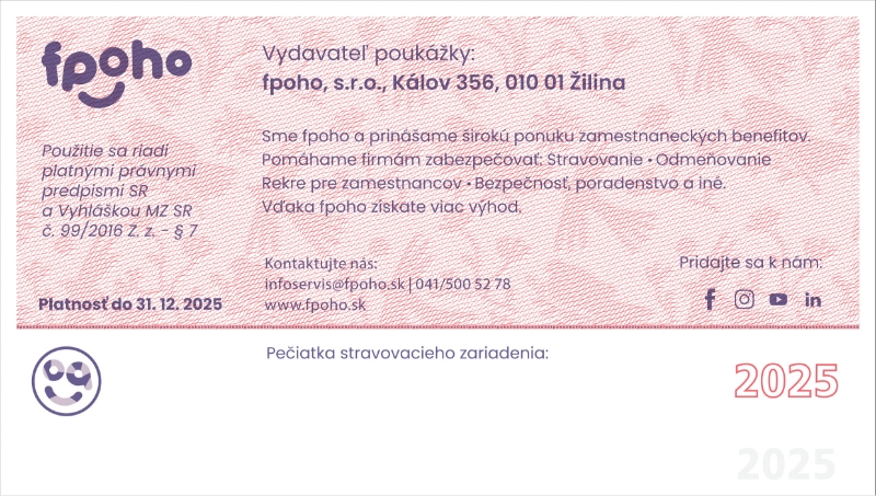 fpoho stravenka 2025 back - Stravenky