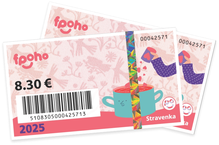 Vzor fpoho stravenky v hodnote 8.30€