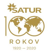 satur 100 rokov logo