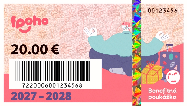 Predná strana Benefitnej poukážky fpoho 2027 - 2028